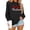 Black, variant on Christmas Trees Sweatshirt for Women Merry and Bright Christmas Shirts Xmas Holiday Party Long Sleeve Pullover Tops