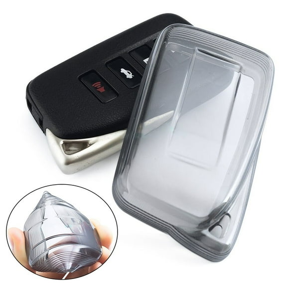 BAMILL Black Transparent Car Key Fob Case Cover For Lexus NX RX LX IS ES GS Accessories