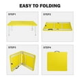 thumbnail image 4 of 4ft Orange Portable Folding Table Indoor&Outdoor Maximum Weight 135KG Foldable Table for Camping, 4 of 9