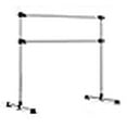 thumbnail image 3 of VITA Barre Portable Freestanding Double Ballet Barre, Prodigy, 4 Ft Bars, Satin Silver | Adjustable Height, USA Made, Home or Gym Exercise Equipment for Kids & Adults | Dance, Fitness, Pilates, 3 of 4