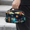 thumbnail image 2 of Fireflies Digital Bag with Oxford Cloth Material, Waterproof Travel Case for Cell Phone Charger Cord and Electronics, Charger Pouch and Cord Travel Organizer, 5.9x9.44x3.14 Inches, 2 of 6