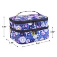 thumbnail image 3 of Bolsa organizadora de esmaltes de uñas ZFZGFRCS con capacidad para 30 botellas de nailon, 3 of 8