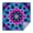 Colorful Mandala Tie, variant on Blue White Tie Dye Mandala Pattern Square Tablecloth,Waterproof Square Table Cover,Wipeable Spillproof Washable Table Cover for Home Kitchen Party Decor 42"X42"(107x107cm)