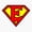 1pcs, variant on Letter E | Super Letter Vol.1 Er, Phone Decal Water Bottle Stickers Car Decals, Funny Birthday Gift