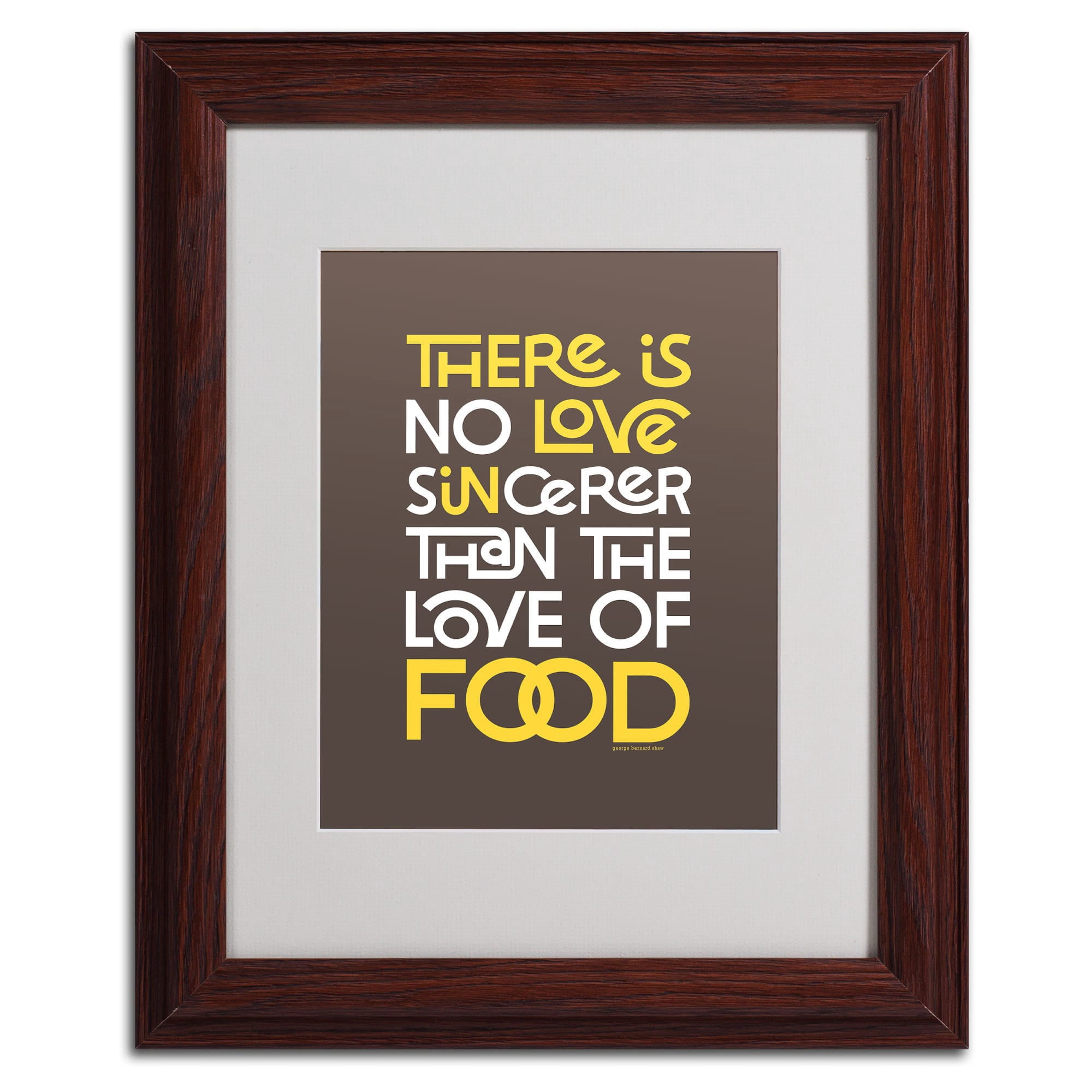 Trademark Fine Art "Sincere Love of Food III" Canvas Art by Megan Romo, Wood Frame