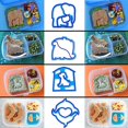 thumbnail image 2 of Set de 10 moldes de galletas para niños y padres, múltiples formas para sándwiches y pan 10 preciosas formas, 2 of 7