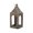 S, variant on BingTong Vintage Moroccan Metal Candle Lantern, Hollow Cutout Bronze Tone Tabletop Candle Holder With Hanging Ring, Hanging Decorative Candle Cage For Indoor Home Decor S