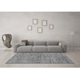 thumbnail image 3 of Ahgly Company Indoor Square Abstract Gray Modern Area Rugs, 6' Square, 3 of 4