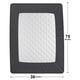 thumbnail image 3 of Protector de colchón impermeable Utopia Bedding Twin Grey, 3 of 8