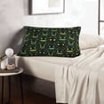 thumbnail image 5 of Plush Throw Pillow Covers, fluorescent green dog Pillow Cases with Invisible Zipper, Breathable Microfiber Pillow Cases Standard Size for Sleeping Bedroom Sofa Living Room 20x30, 5 of 5