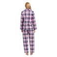 thumbnail image 6 of Apparonia Women's Pajama Sets 100% Cotton Flannel Ladies PJs Button Front Top Drawstring Bottoms Dusty Plaid 3XL, 6 of 7