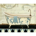 thumbnail image 2 of Audit, Lisa 24x20 White Modern Wood Framed Museum Art Print Titled - Marche de Fleurs Bath I, 2 of 4