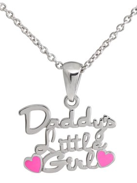 Connections from Hallmark Girls' Stainless Steel "Daddy's Little Girl" Pendant