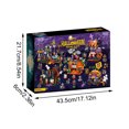 thumbnail image 2 of Halloween Countdown Advent Calendar 2024 - Halloween Calendar Building Set, 31 Days Countdown Toys for Kids, 6 In 1 House, Ghost, Carriage Building Toys, 2 of 2