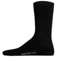 thumbnail image 2 of Hudson calcetines unisex, paquete de 9 - Easy, cintura confort, calcetines básicos, unicolor Negro 35-38, 2 of 3
