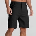 thumbnail image 5 of Men's Cargo Shorts 9" Quick Dry Lightweight Work Shorts for Men Golf Hiking Casual with 5 Zipper Pockets, 5 of 6