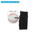 thumbnail image 2 of Uxcell 1.9 Inch Sports Wrist Ball, Baseball Rubber Wrist Return Ball Sport for Exercise, White 2Pcs, 2 of 5