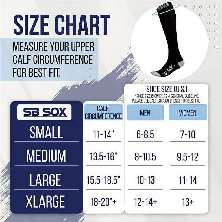 SB SOX Compression Socks (20-30mmHg) for Men & Women – Best
