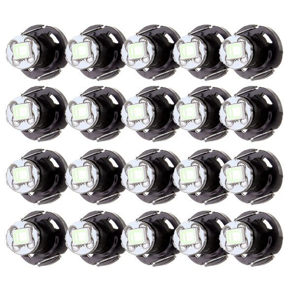 cciyu 20 Pack Blue T4/T4.2 Neo Wedge LED Light Lamp Bulbs (ice blue)