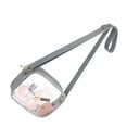 thumbnail image 1 of Bolso Transparente Impermeable Qarigey para Mujer Gris, 1 of 6