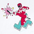 thumbnail image 2 of CafePress - Power Rangers Red Ranger Kicking - Baby Light Bodysuit, Size Newborn - 24 Months, 2 of 4