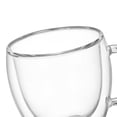 thumbnail image 2 of Coofit 2PCS 5.1oz Espresso Cup Creative Insulated Espresso Glass Coffee Glass, 2 of 10