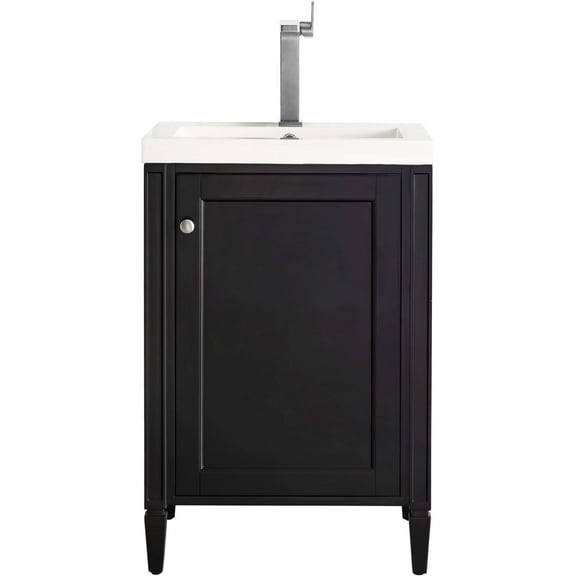 James Martin Vanities E652V24BKOWG Britannia 24" Single Basin Poplar Wood Vanity Set -