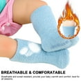 thumbnail image 5 of Spencer Baby Toddler Socks with Grippers Non Slip Ankle Crew Socks Kids Boys Girls Warm Thick Fuzzy Socks for Infants 0-36 Months "Yellow", 5 of 8