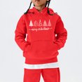 thumbnail image 4 of Taybagh Girls Sweatshirts Size 10-12 Christmas Print Hooded Sweatshirts Oversized Long Sleeve Winter Preppy Clothes Tops, 4 of 5