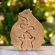 thumbnail image 4 of Artesanías de tallado de madera, figuritas de animales hechas a mano creativas, regalos para esposas y madres, 4 of 7