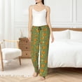 thumbnail image 5 of Uemuo Squirrel And Nuts Pattern Women's Wide Leg Palazzo Lounge Pants with Pockets Light Weight Loose Comfy Casual Pajama Pants-XX-Large, 5 of 9