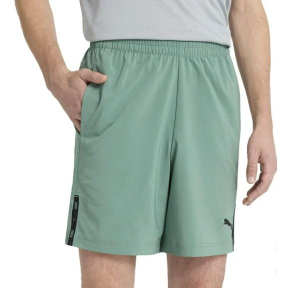 PUMA Men's Lightweight Active Woven Short (US, Alpha, XX-Large, Regular, Regular, Green)