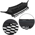 thumbnail image 7 of LABLT Front Bumper Hood Grille Upper Glossy Black Frame Honeycomb Style Replacement for Explorer ST 2020-2022, 7 of 7
