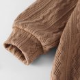 thumbnail image 7 of Timegard Toddler Clothes for Girls Boys Onesie Texture Long Sleeve Unisex Infant Rompers Fall Winter Casual Comfy Sets, 7 of 7