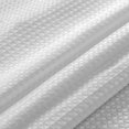 thumbnail image 3 of Cortina de ducha tipo gofre de 180 x 180 cm (blanca) con aro de plástico, cortina de ducha de tela resistente al moho para bañera, cortina de ducha resistente para bañera, mampara de ducha, 3 of 5