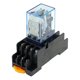 thumbnail image 5 of 10 relés electromagnéticos electrónicos mini MY4NJ de 14 pines y 4 DPDT, bobina de 5 A con toma PYF14A, CA de 220 V, como se muestra, 5 of 5