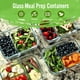 thumbnail image 2 of Recipientes de vidrio para preparación de comidas FIT Strong & Healthy, 32 ml, paquete de 4, 2 of 7