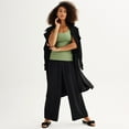 thumbnail image 4 of Women's Nine West Sculpt Squareneck Tank Top Color: Mineral Black Size: LARGE, 4 of 4