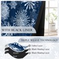 thumbnail image 4 of Dashan Blue Christmas Blackout Curtains for Bedroom Living Room Decor Grommet Window Drapes 42x63 Inch,2 Panels, 4 of 6
