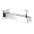thumbnail image 1 of Grohe 13307000 Eurocube Wall Mount Diverter Tub Spout In Starlight Chrome, 1 of 1