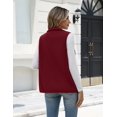 thumbnail image 5 of Zeagoo Womens Outerwear Vests With Pockets Zipper Sleeveless Fleece Jackets Casual Fall Trendy, 5 of 6