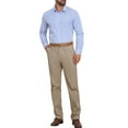 thumbnail image 2 of CAMISAS DE NEGOCIO DE MANGA LARGA PARA HOMBRES CON PATRÓN A CUADROS M AZUL GRIS, 2 of 5