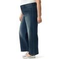 thumbnail image 2 of Gloria Vanderbilt Swan Series Women's Plus Patch Pocket Wide Leg Jeans, Sizes 16W-24W, 2 of 5