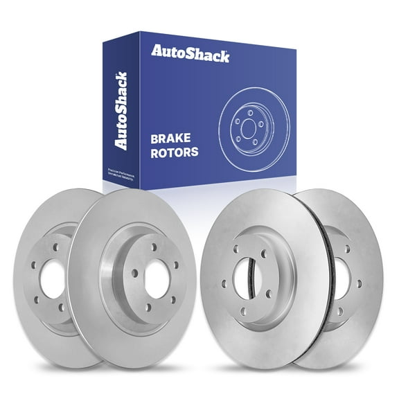 AutoShack Front & Rear Brake Rotors for Mazda, 5 2006-2010, 2012-2017, FWD L4 2.3L 2.5L