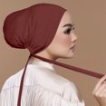 thumbnail image 2 of Hauaitttt Women Casual Solid Color Multicolor Elastic Bandage Lace up Bottom Hijab Good Guy Bibs Top Knot Headbands Head Bands Women Hair Workout No Women Knotted Headbands Head Headband Mens, 2 of 4