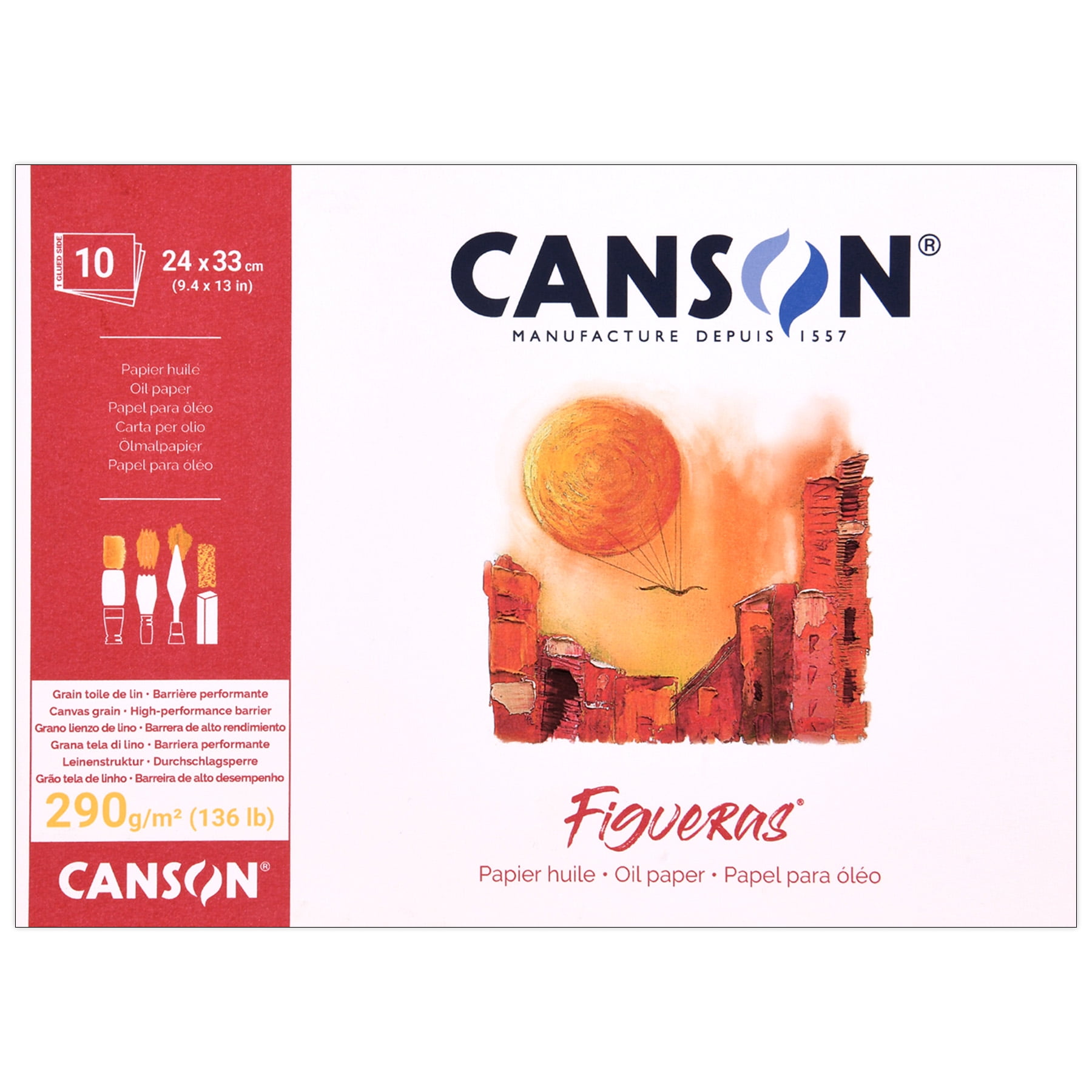 Canson Artist Series Canva Canvas Board, 16x20 inch, Pack of 5