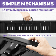 Liquid Stands Utility Table Top Only - For X Style Keyboard Stands and Z Style Piano, DJ Table Stand