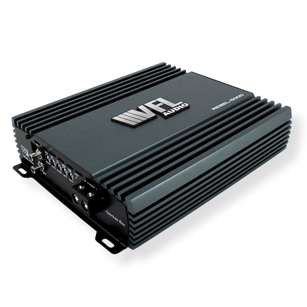 American Bass 5000 Watts 1-Ohm Monoblock Class D Digital Amplifier REBEL-5000.1
