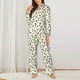 thumbnail image 2 of Balery Keys1 Conjunto de Pijama con Estampado para Mujer, Conjunto de Dos Piezas con Manga Larga, Ropa de Dormir Suave con Bolsillos, Pijamas Cómodos-Medium, 2 of 7