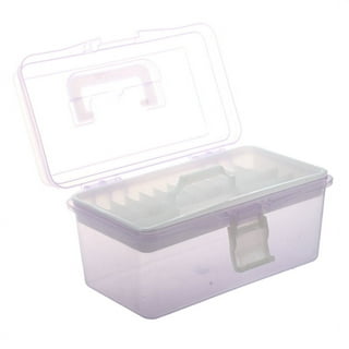 Heavy Duty Plastic Tool Box Household Tools Organizer Storage Box with  Handle